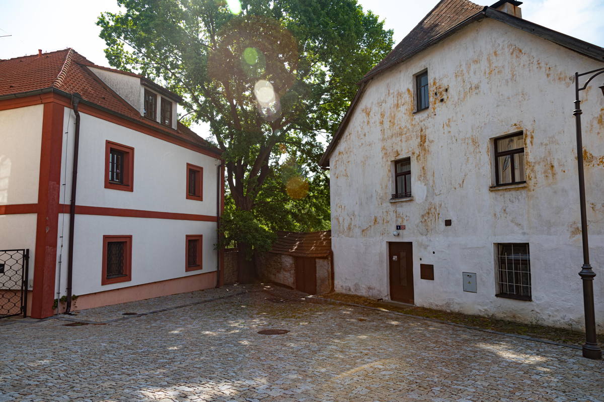 Large Jewish population clustered around Synagogue