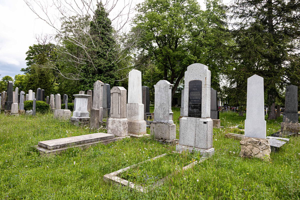 Within town Jewish Cemetery, separate Jewish Quarter