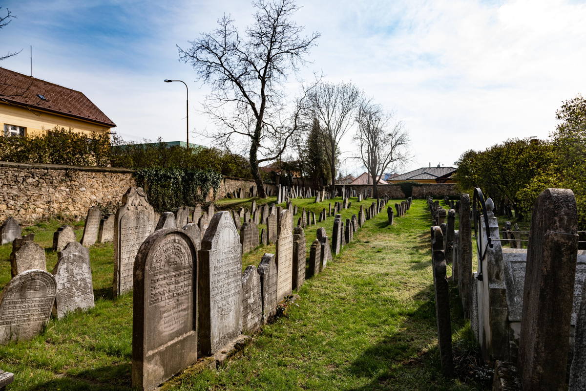 Gravestones in Jewish Cemetery