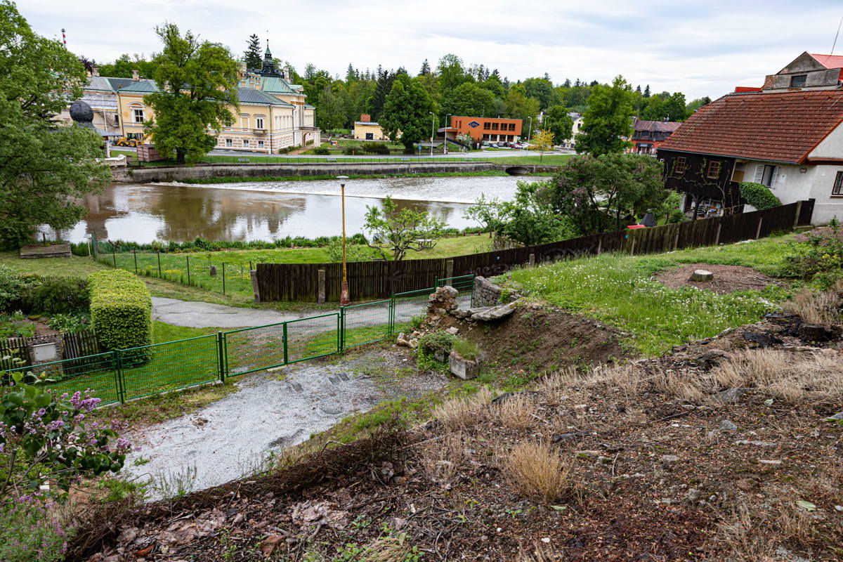 View of area to be restored