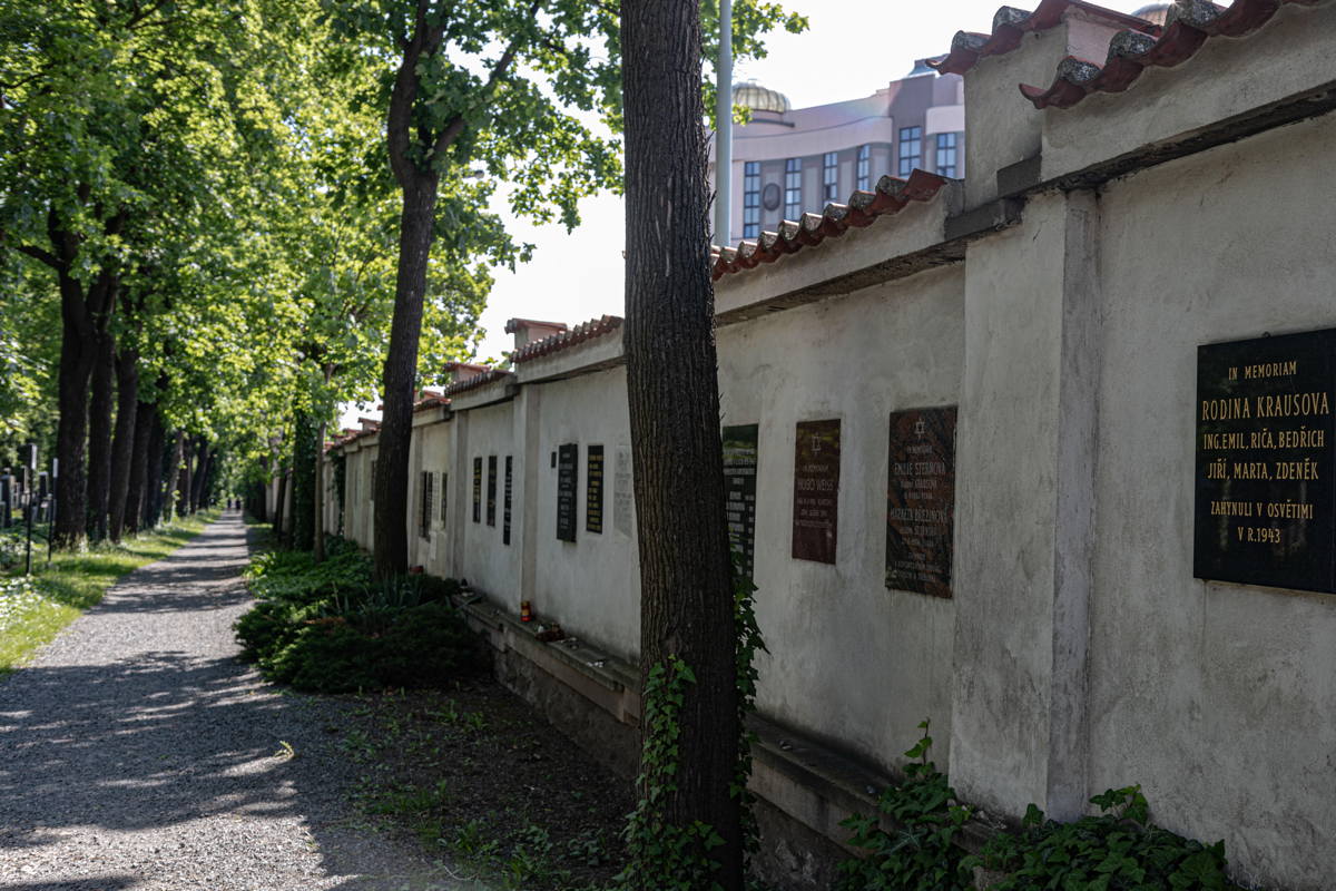 Individual memorial plaques donated by surviving family members