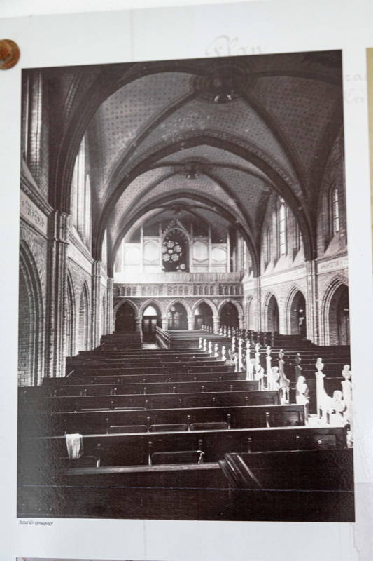 Image of Synagogue copied from exhibit
