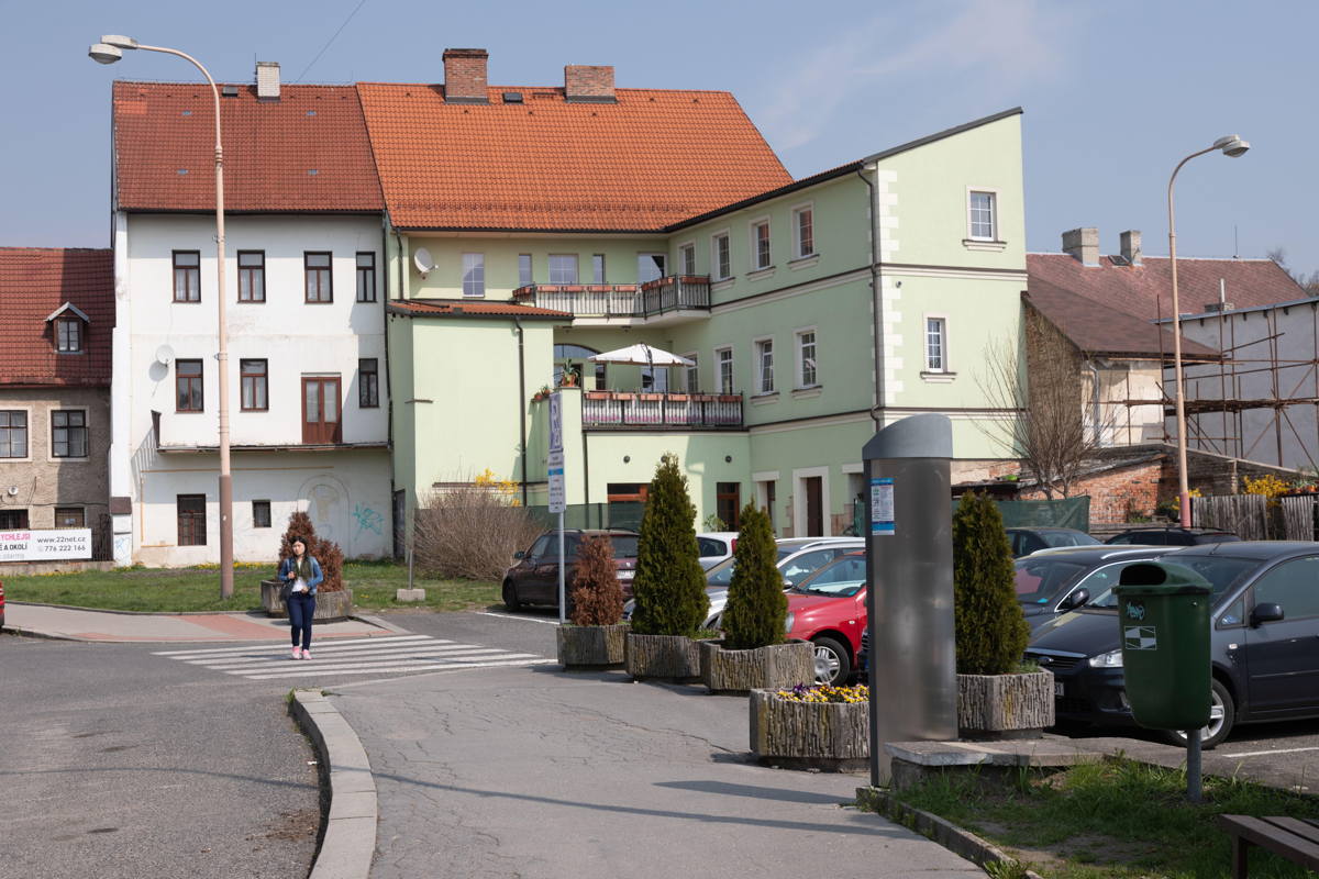 Ghetto area earlier. Jews were permitted to live outside later.