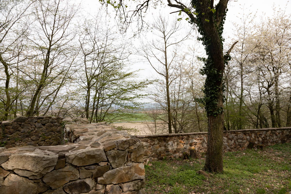 Wall of Jewish Cemetery located miles from town