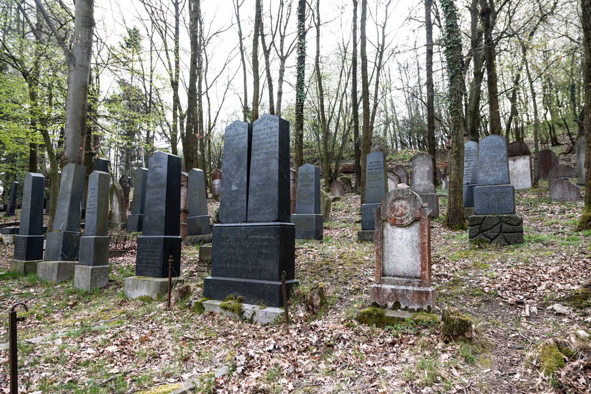 Gravestones in Jewish Cemetery