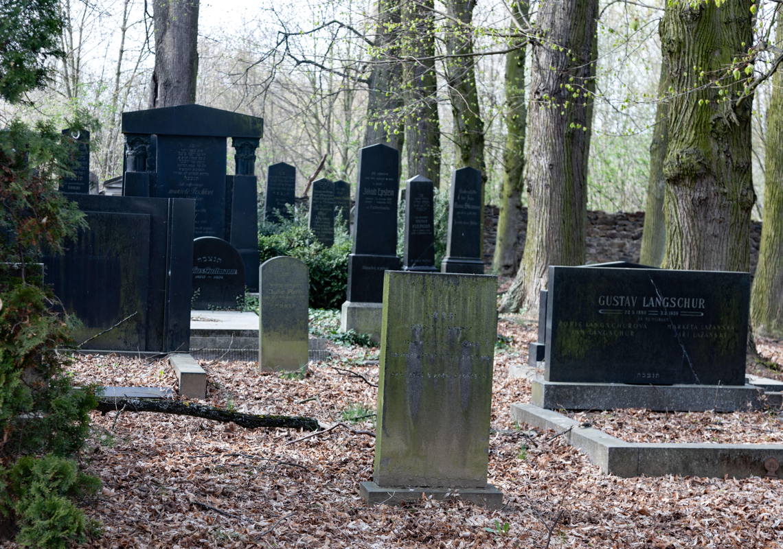 Gravestones in Jewish Cemetery