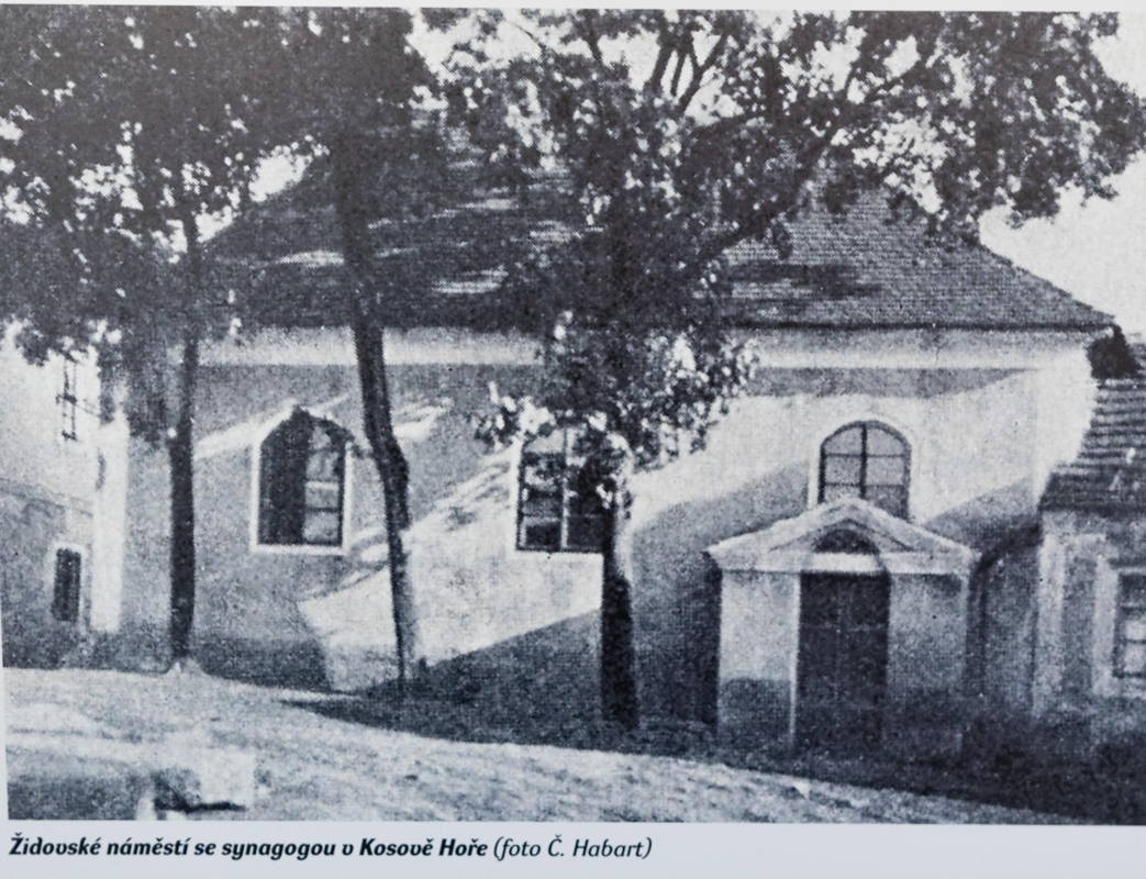 Photo on display in Synagogue