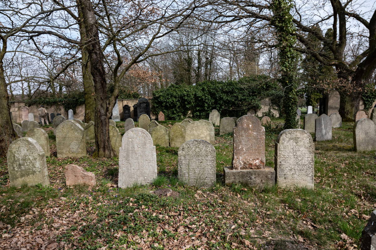 Gravestones in Jewish Cemetery