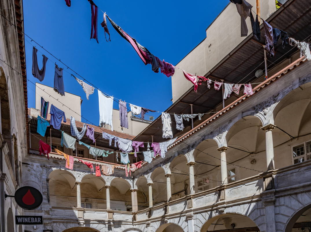 Courtyard of formerly Jewish apartments