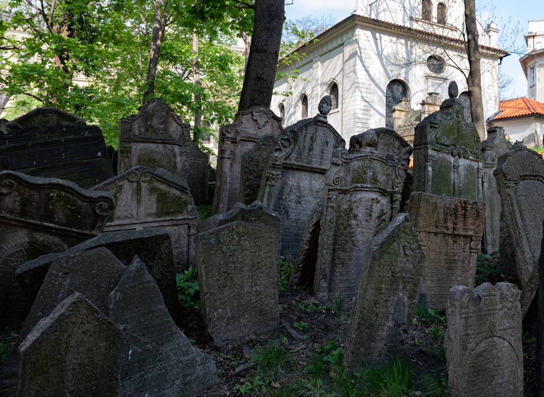 Multiple layers of graves in Jewish Cemetery