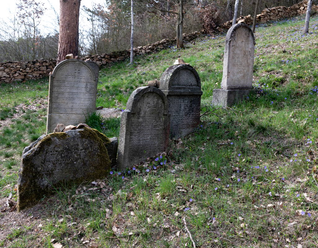 Gravestones in Jewish Cemetery