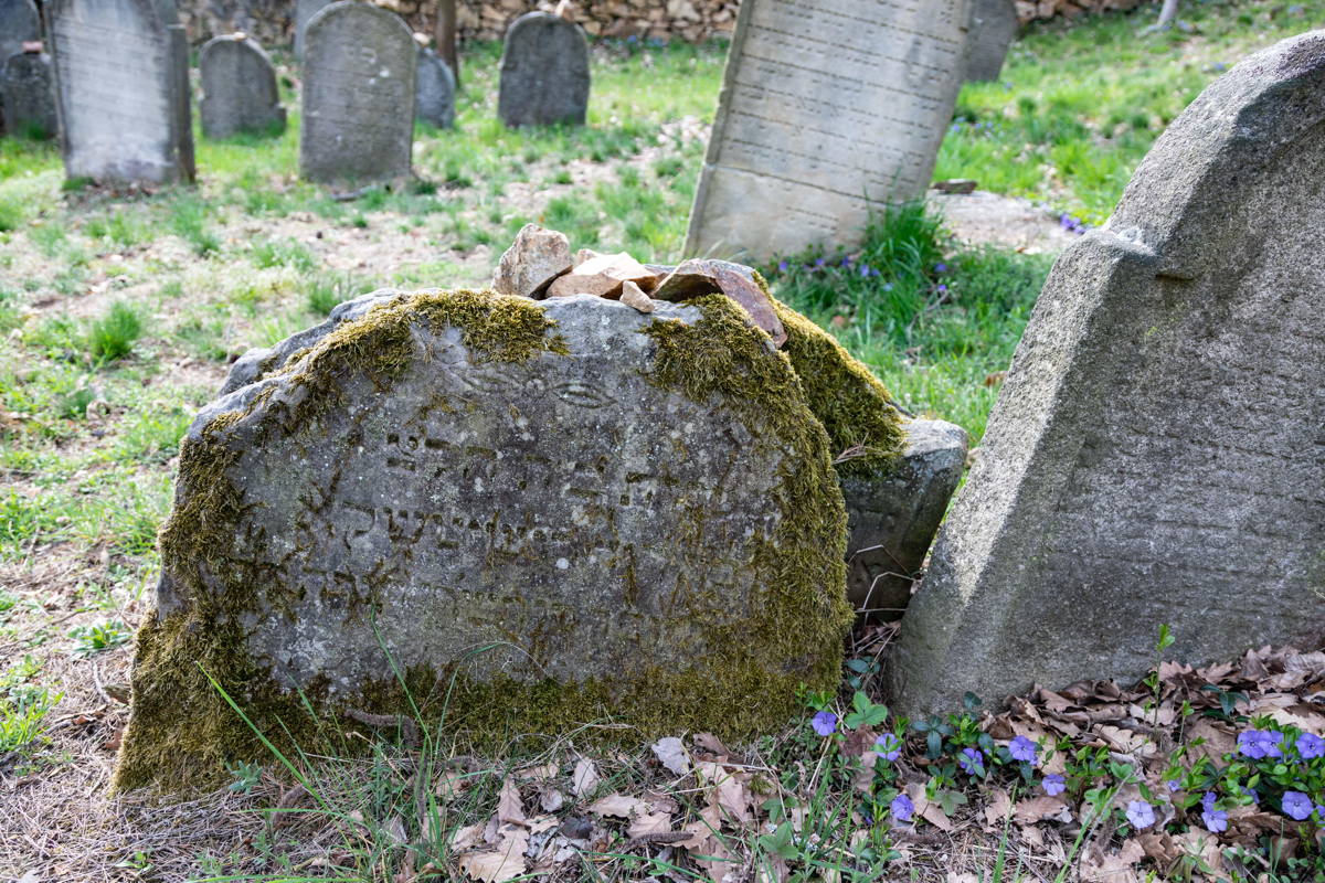 Gravestones in Jewish Cemetery