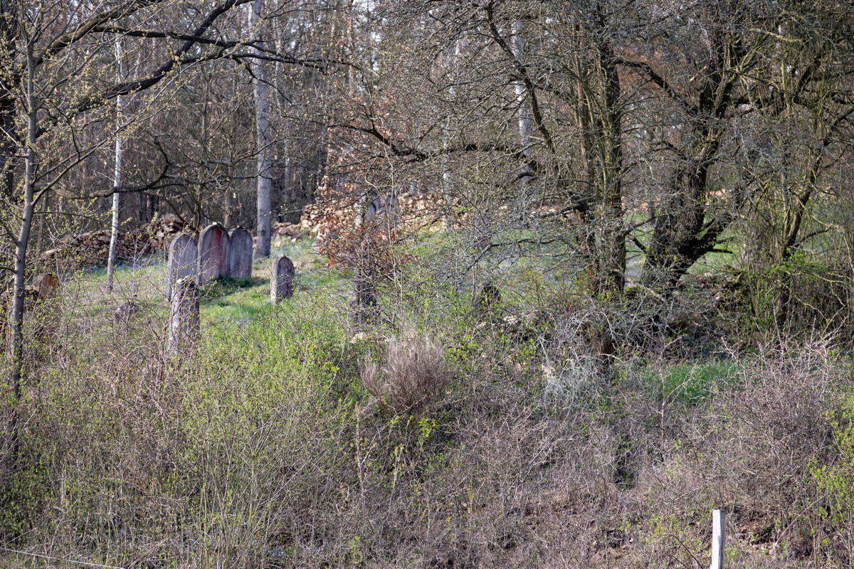 Gravestones in Jewish Cemetery