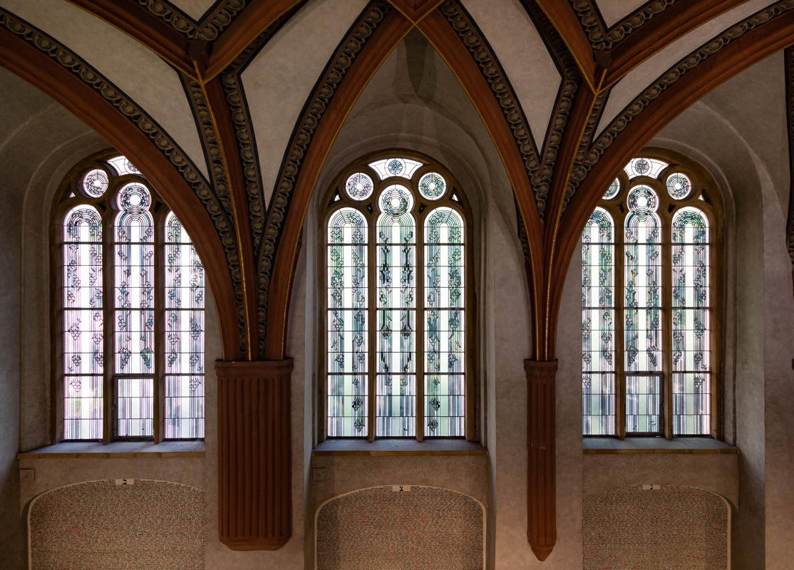 Stained glass windows