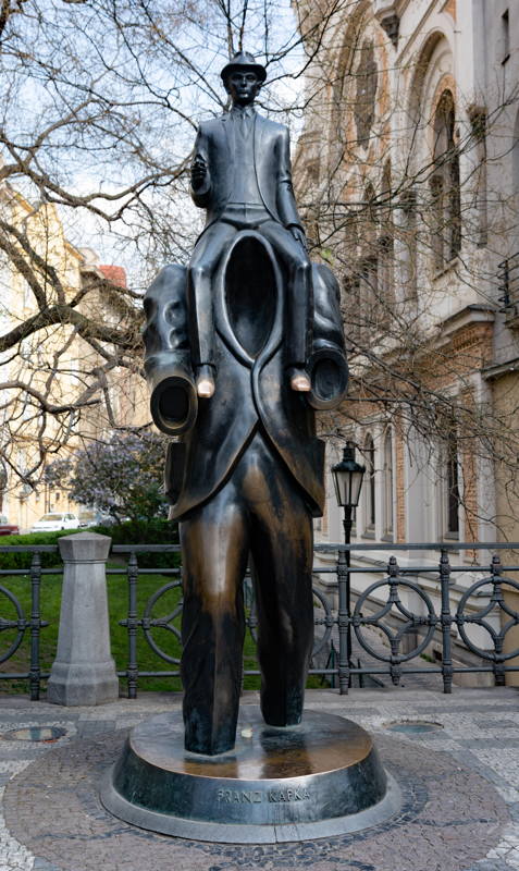 Statue of Franz Kafka