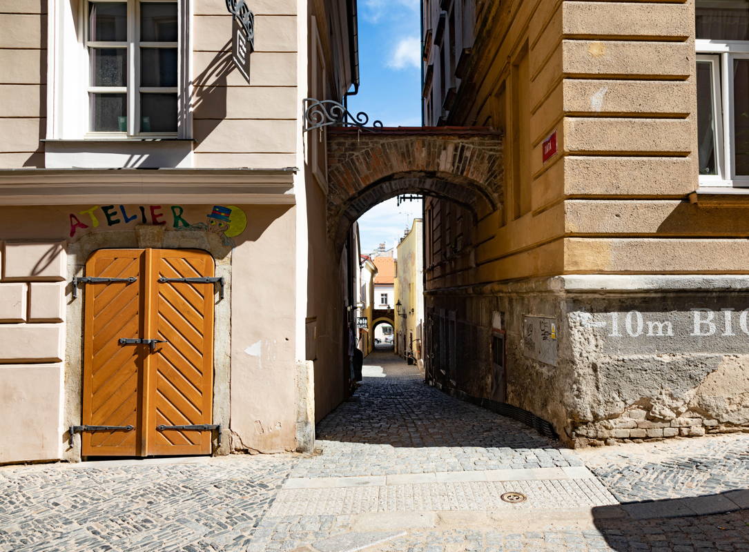 Alley from inside Jewish Quarter