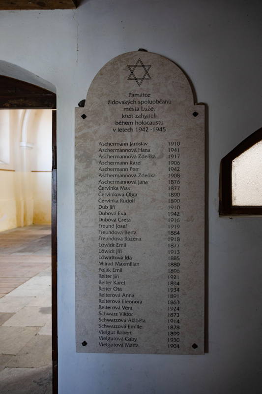 Memorial of those who died in the Shoah