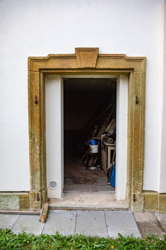 Synagogue entrance