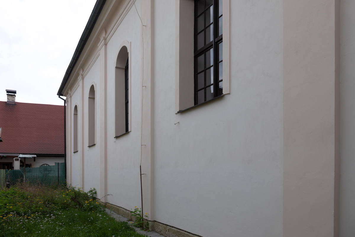 Exterior wall to Synagogue