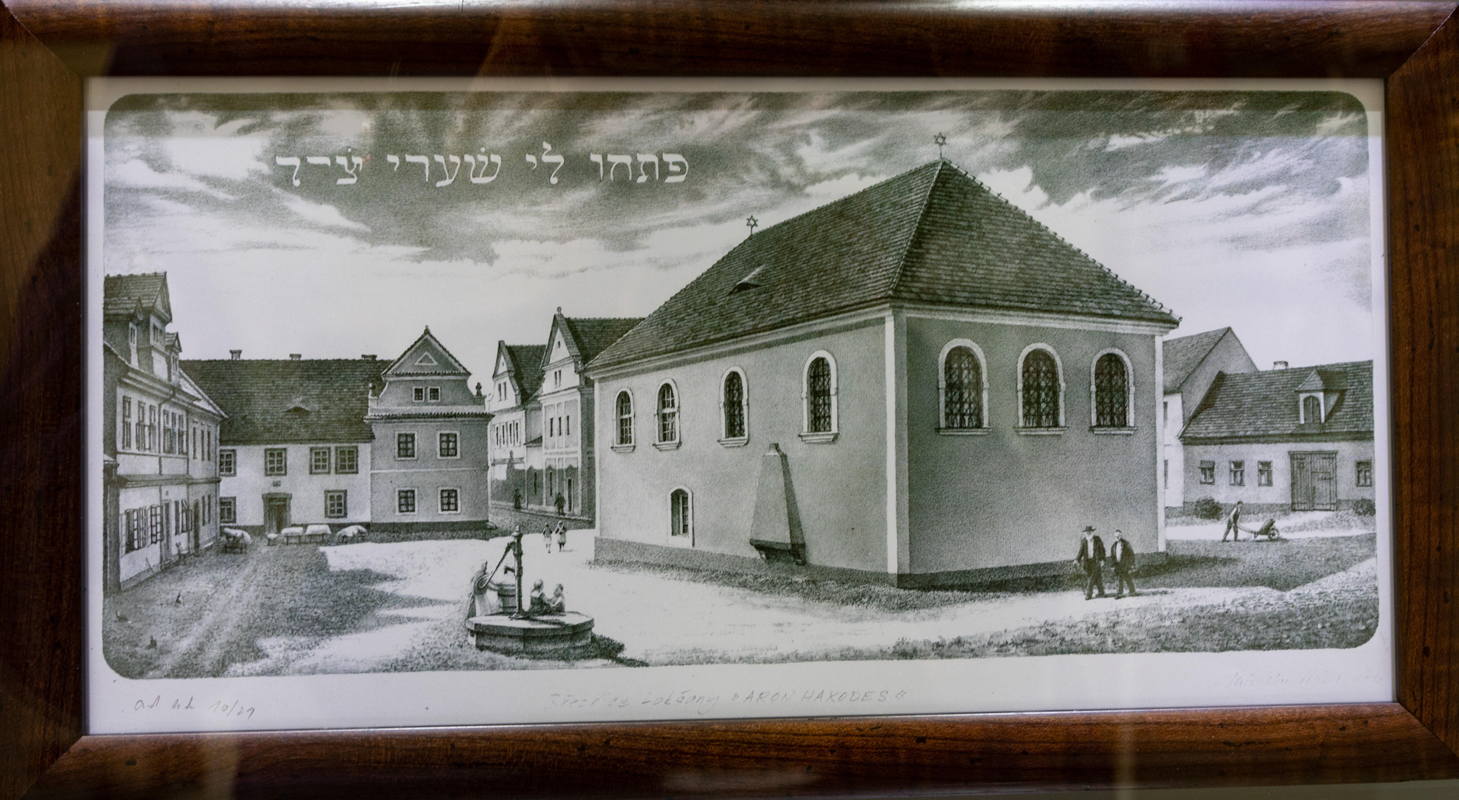 Drawing from Synagogue exhibit