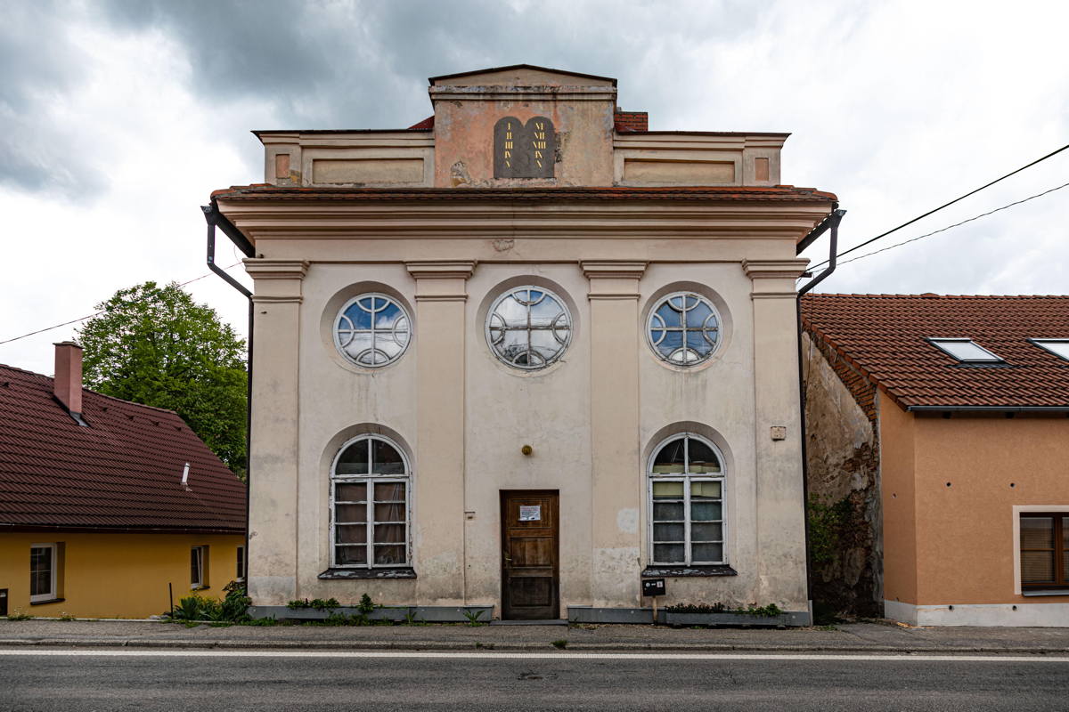 Now a private home of a teacher who has made the Synagogue into a museum